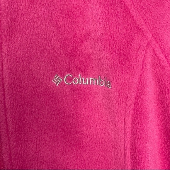 Columbia Women Benton Springs Full Zip Fleece Jacket pink size S - Picture 3 of 11